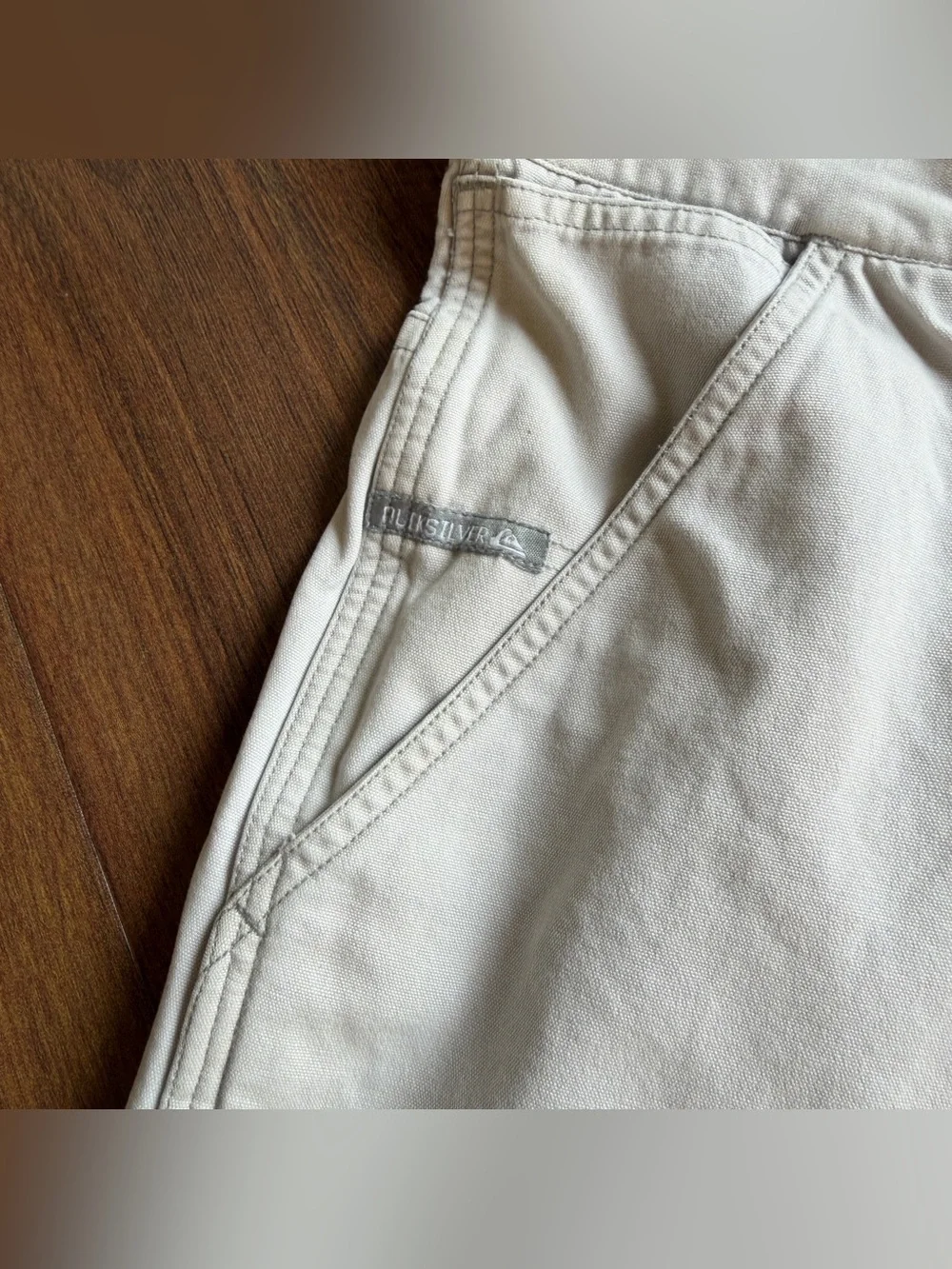 Y2K Quiksilver Khaki Carpenter Shorts Men’s 38 Surfer